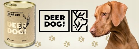 Deer Dog Jeleń z miętą 800g puszka