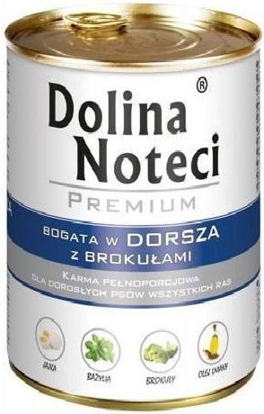 Dolina Noteci Premium Dorsz Z Brokułami 800g