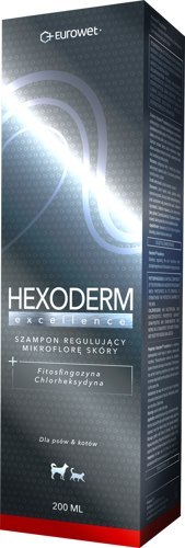 Eurowet Hexoderm Excellence Szampon Regulujący Mikroflorę Skóry Dla Psów I Kotów 200ml