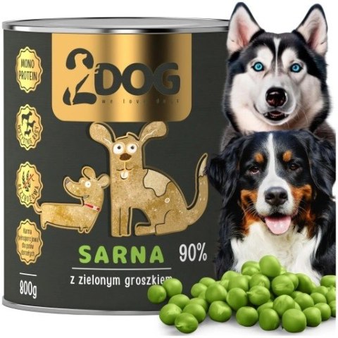 MOKRA KARMA DLA PSA SARNA 800 g MONOPROTEINOWA HIPOALERGICZNA Z BŁONNIKIEM