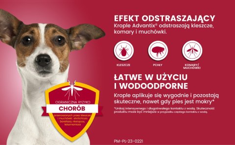 Bayer Advantix Krople Na Kleszcze I Pchły 4x1ml