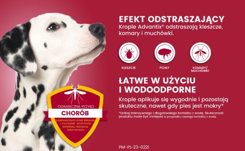 Bayer Advantix Krople Na Kleszcze I Pchły 4ml