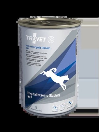 TROVET RRD Hypoallergenic - Rabbit (dla psa) 400g - puszka