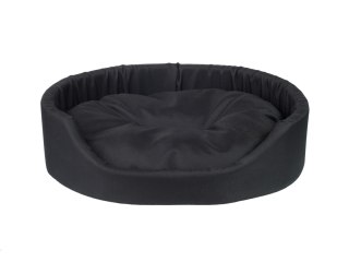 AMIPLAY Legowisko Owalne Basic Czarne L