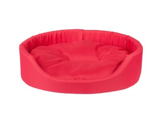AMIPLAY Legowisko Owalne Basic Czerwone S