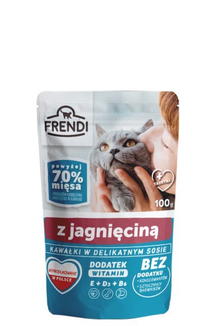 Frendi Kawałki W Delikatnym Sosie Z Jagnięciną 100g