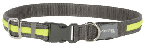 KERBL Obroża Podświetlana Light & Reflex Żółta 45-65cm