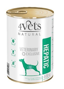 Dolina Noteci 4Vets Hepatic Dla Psów 400g