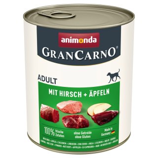 Animonda GranCarno Adult Dog Jeleń & Jabłko 800g
