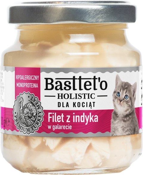 Basttet'o Holistic Filet Z Indyka Dla Kociąt 130g