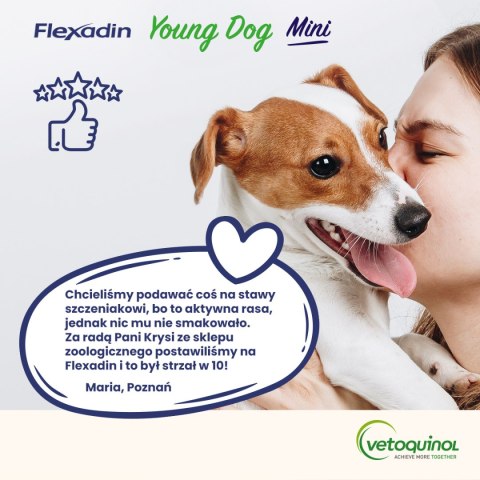 Vetoquinol Flexadin Young Dog Mini Kąski Dla Psa 60 Sztuk