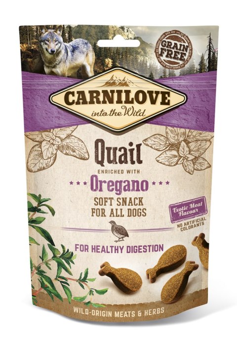 Carnilove Semi-Moist Snack Przepiórka I Oregano Dla Psów 200g