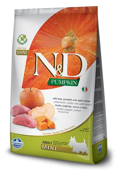 Farmina N&D Pumpkin Grain Free Canine Adult Mini Boar&Apple 800g
