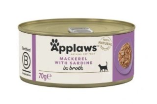 APPLAWS Mackerel With Sardine In Broth Tin 70g
