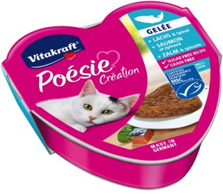 Vitakraft Poesie Karma Dla Kota Z Łososiem I Szpinakiem 85g