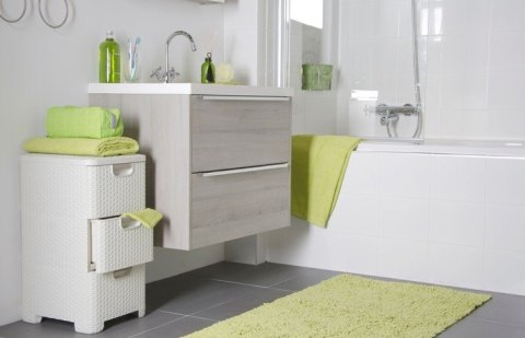 Curver Style Regał Z Szufladami Kremowy 42l