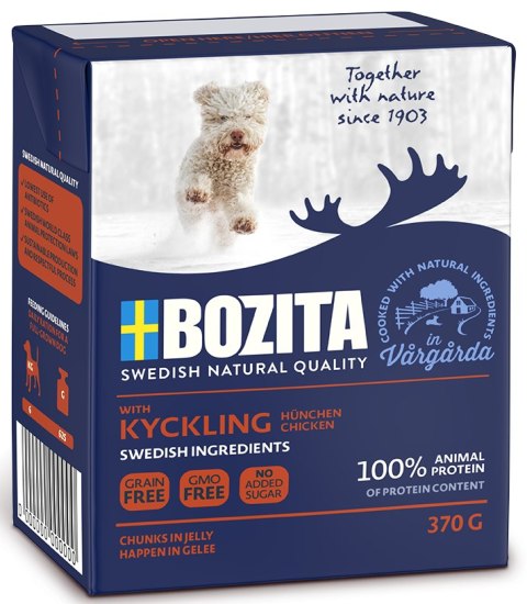 BOZITA Dog Junior Delikatny Kurczak W Galarecie 370g