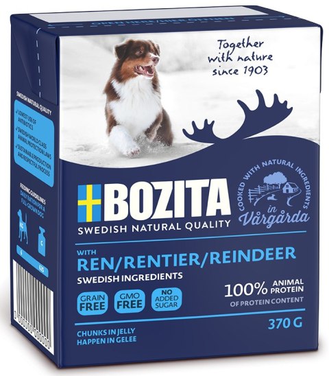 BOZITA Dog Renifer W Galarecie 370g